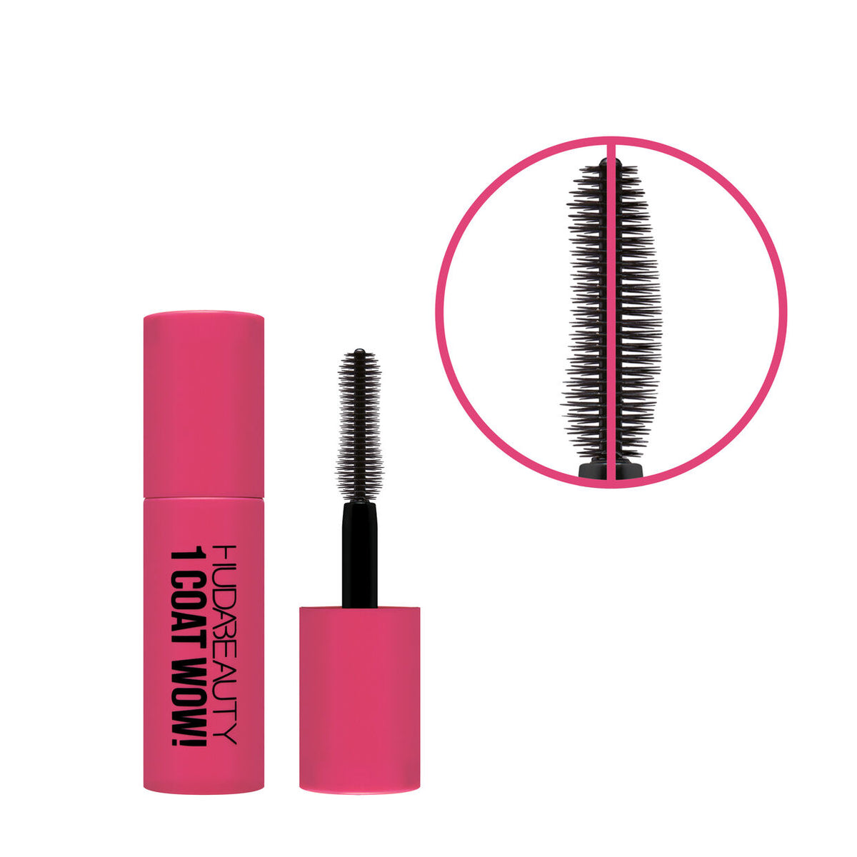 Mini Huda Beauty 1 Coat WOW! Extra Volumizing and Lifting Mascara